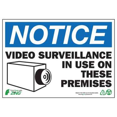 ZING Eco Security Label, 5X7, 2/PK- Model 2767